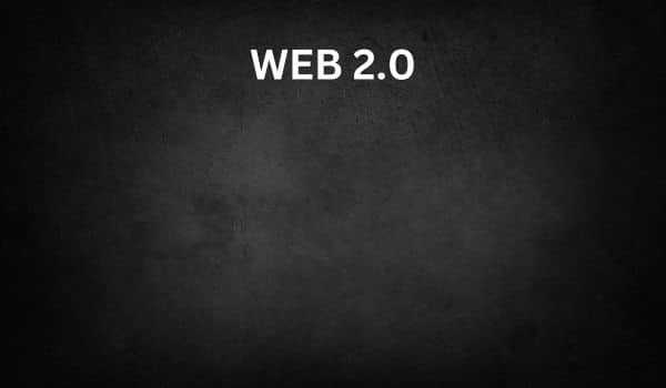 web 2.0 architecture
