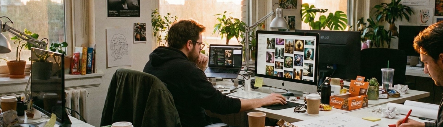professional using tablet ai office workflow