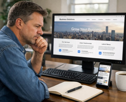 responsive design ensuring your website looks great on any device